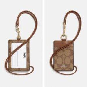 Id Lanyard Gold/Tan/Brown